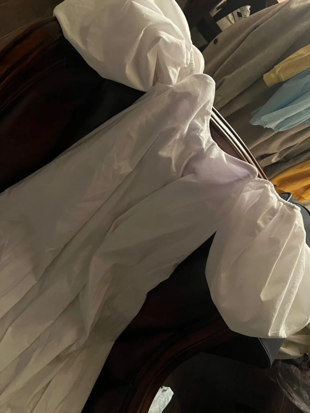 Caroline Constas White Off-Shoulder Maxi Dress - Picture 9 of 12